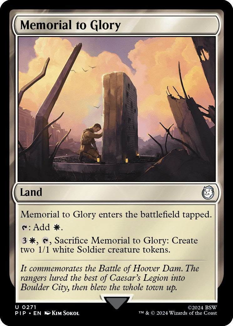 Memorial to Glory [Fallout] - Magic: The Gathering - Card Brawlers | Quebec | Canada |