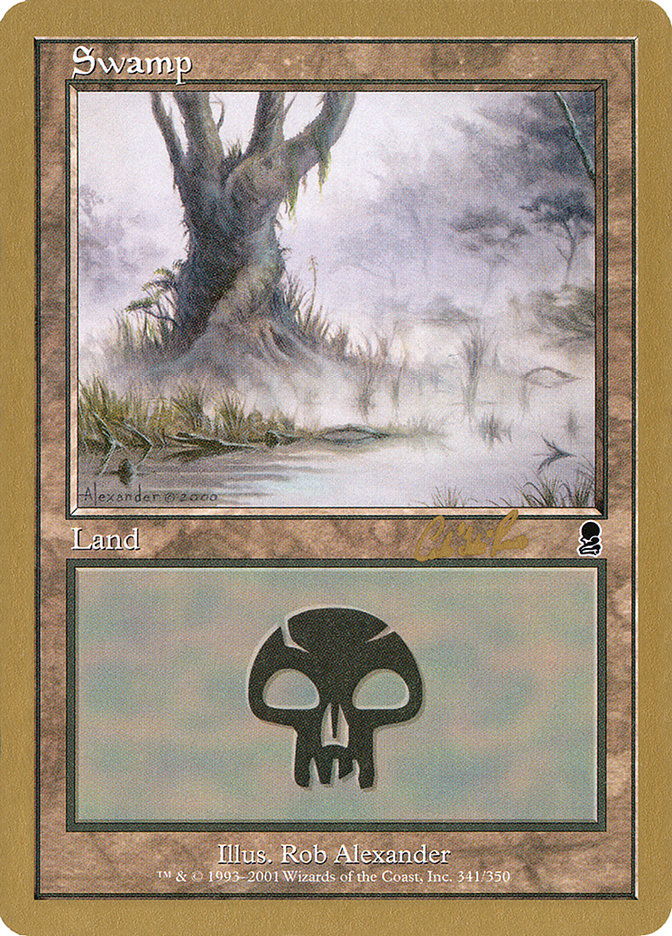 Swamp (cr341) (Carlos Romao) [World Championship Decks 2002] - Magic: The Gathering - Card Brawlers | Quebec | Canada |