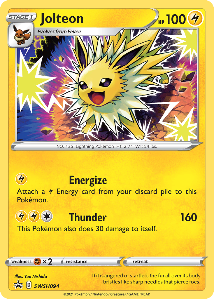 Jolteon (SWSH094) [Sword & Shield: Black Star Promos] - Pokémon - Card Brawlers | Quebec | Canada |