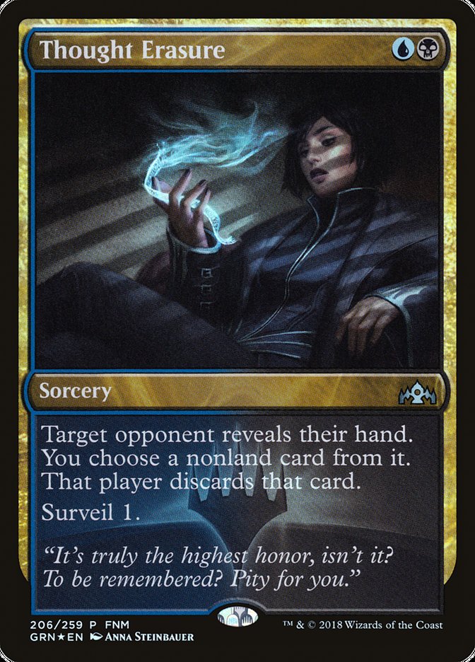 Thought Erasure (FNM) [Guilds of Ravnica Promos] - Magic: The Gathering - Card Brawlers | Quebec | Canada |