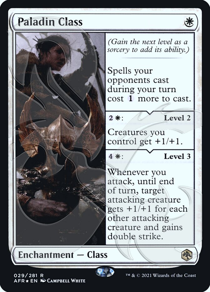 Paladin Class (Ampersand Promo) [Dungeons & Dragons: Adventures in the Forgotten Realms Promos] - Magic: The Gathering - Card Brawlers | Quebec | Canada |