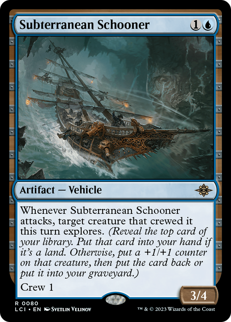 Subterranean Schooner [The Lost Caverns of Ixalan] - Magic: The Gathering - Card Brawlers | Quebec | Canada |