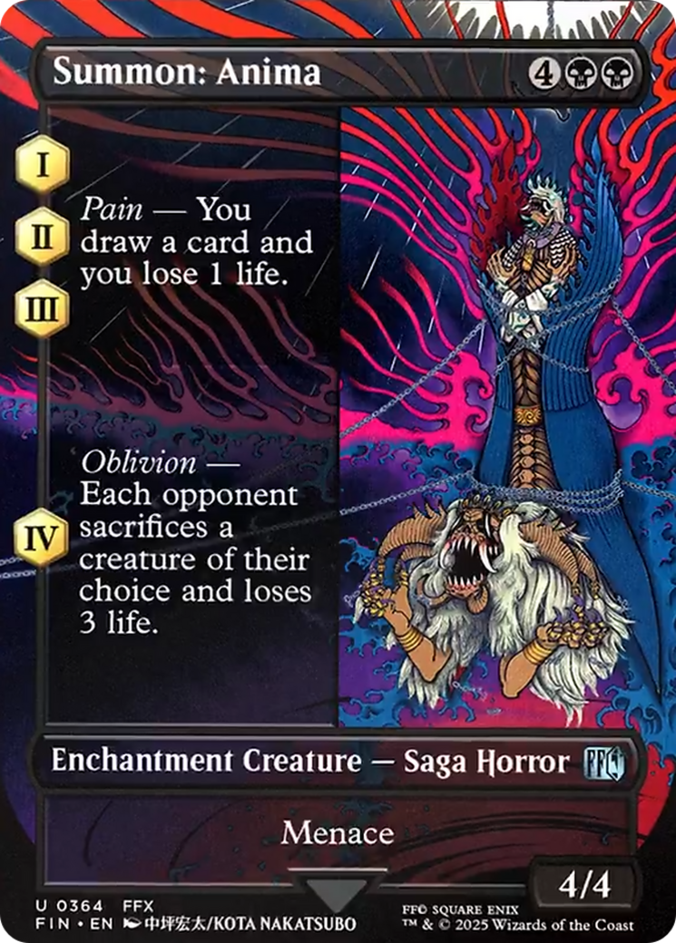 Summon: Anima (Borderless) [FINAL FANTASY] - Magic: The Gathering - Card Brawlers | Quebec | Canada |