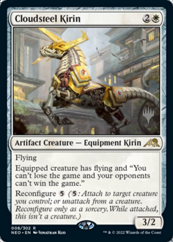 Cloudsteel Kirin (Promo Pack) [Kamigawa: Neon Dynasty Promos] - Magic: The Gathering - Card Brawlers | Quebec | Canada |