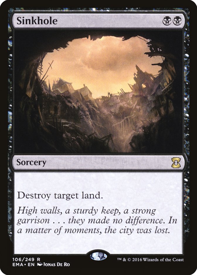 Sinkhole [Eternal Masters] - Magic: The Gathering - Card Brawlers | Quebec | Canada |