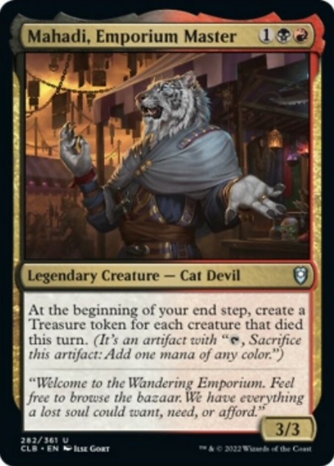 Mahadi, Emporium Master [Commander Legends: Battle for Baldur's Gate] - Magic: The Gathering - Card Brawlers | Quebec | Canada |