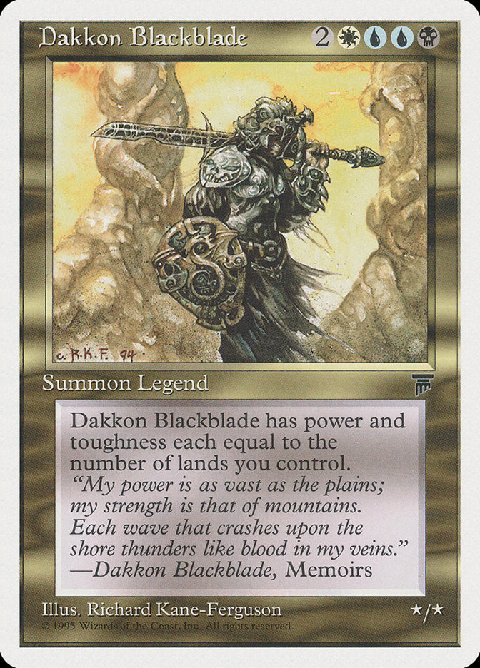 Dakkon Blackblade [Chronicles] - Magic: The Gathering - Card Brawlers | Quebec | Canada |