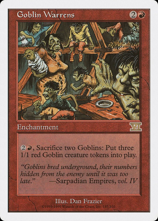 Goblin Warrens [Classic Sixth Edition] - Magic: The Gathering - Card Brawlers | Quebec | Canada |