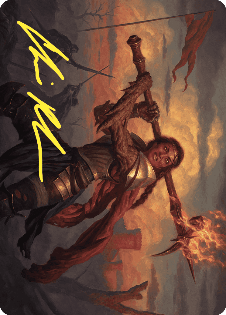 Imodane, the Pyrohammer Art Card (Gold-Stamped Signature) [Wilds of Eldraine Art Series] - Magic: The Gathering - Card Brawlers | Quebec | Canada |