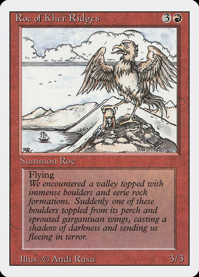 Roc of Kher Ridges [Revised Edition] - Magic: The Gathering - Card Brawlers | Quebec | Canada |