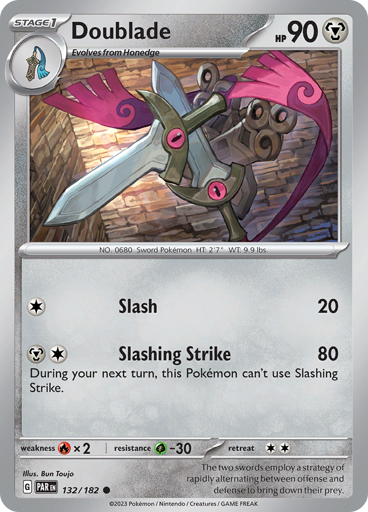 Doublade (132/182) [Scarlet & Violet: Paradox Rift] - Pokémon - Card Brawlers | Quebec | Canada |