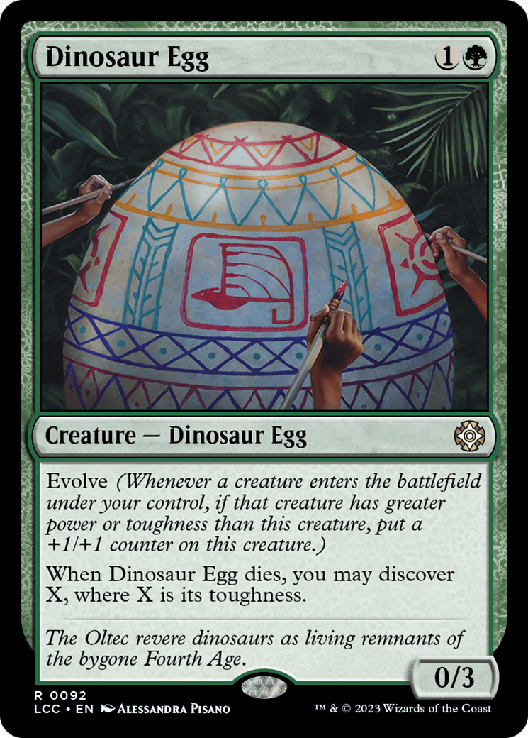 Dinosaur Egg [The Lost Caverns of Ixalan Commander] - Magic: The Gathering - Card Brawlers | Quebec | Canada |