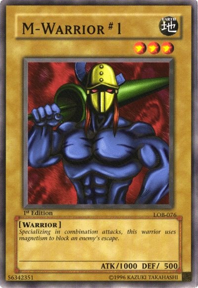 M-Warrior #1 [LOB-076] Common - Yu-Gi-Oh! - Card Brawlers | Quebec | Canada |