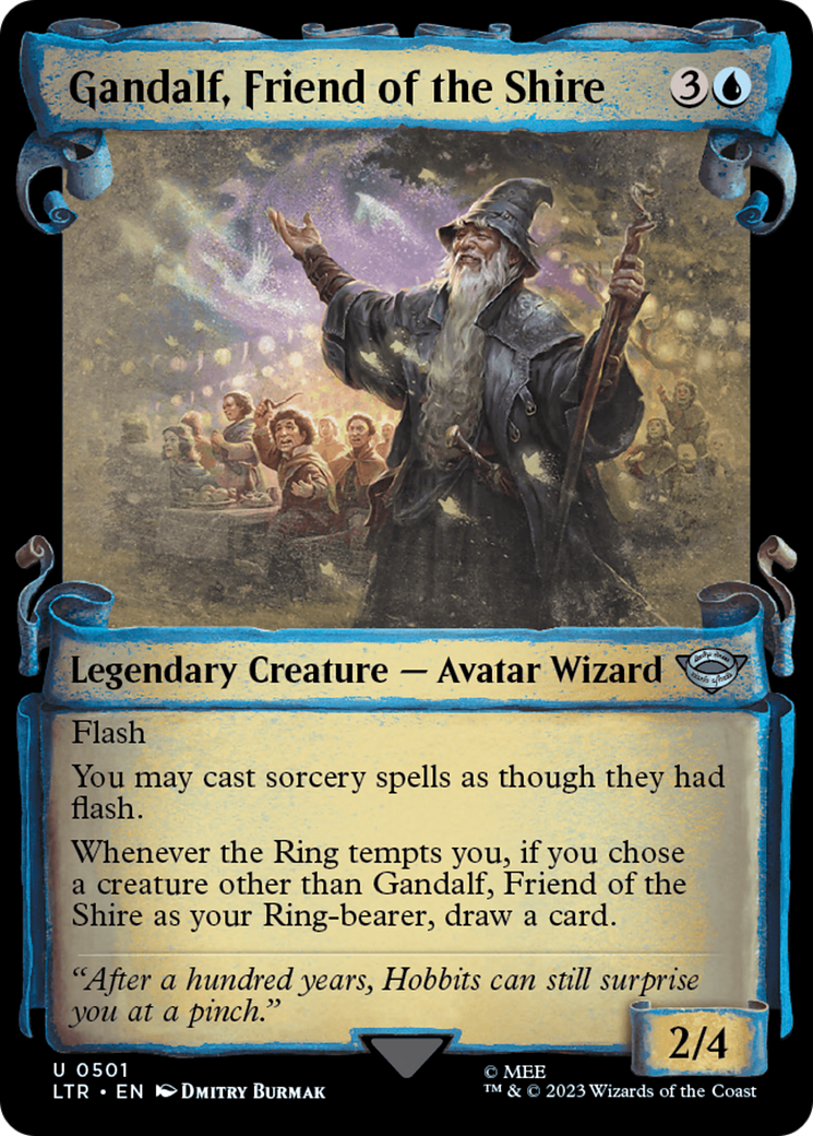 Gandalf, Friend of the Shire [The Lord of the Rings: Tales of Middle-Earth Showcase Scrolls] - Magic: The Gathering - Card Brawlers | Quebec | Canada |