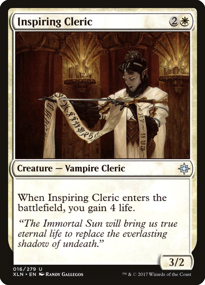 Inspiring Cleric [Ixalan] - Magic: The Gathering - Card Brawlers | Quebec | Canada |