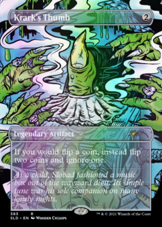 Krark's Thumb // Krark's Thumb (Borderless) [Secret Lair Drop Series] - Magic: The Gathering - Card Brawlers | Quebec | Canada |