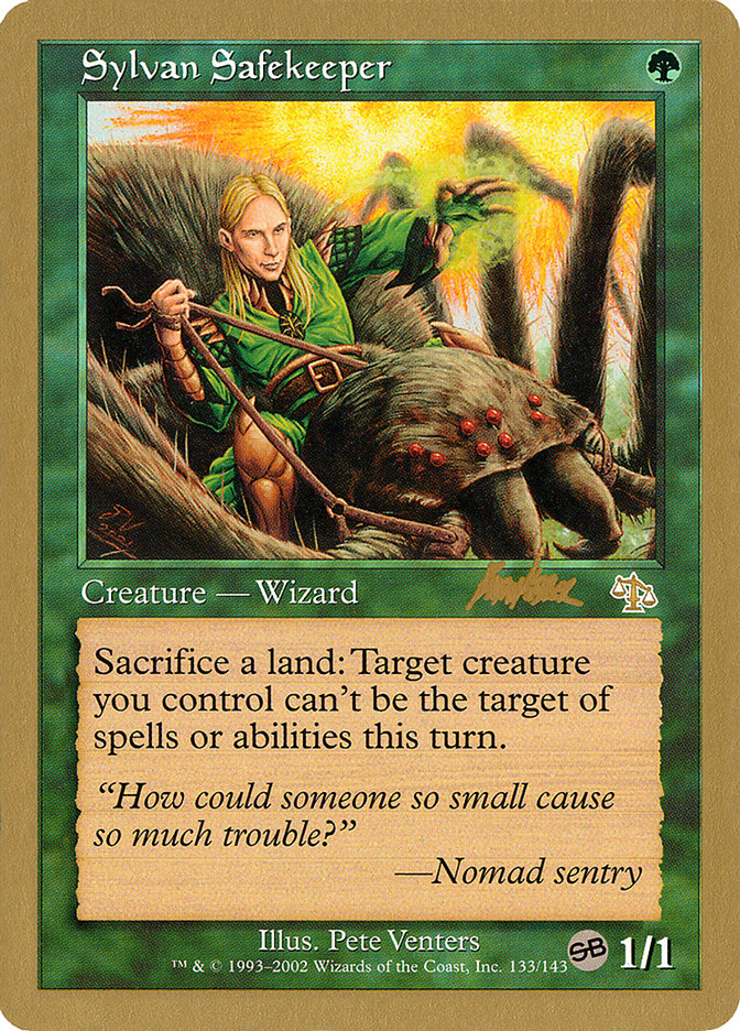 Sylvan Safekeeper (Brian Kibler) (SB) [World Championship Decks 2002] - Magic: The Gathering - Card Brawlers | Quebec | Canada |