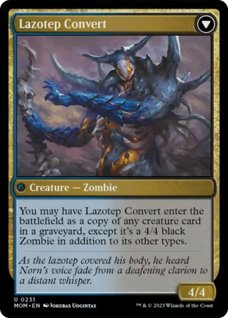 Invasion of Amonkhet // Lazotep Convert [March of the Machine] - Magic: The Gathering - Card Brawlers | Quebec | Canada |