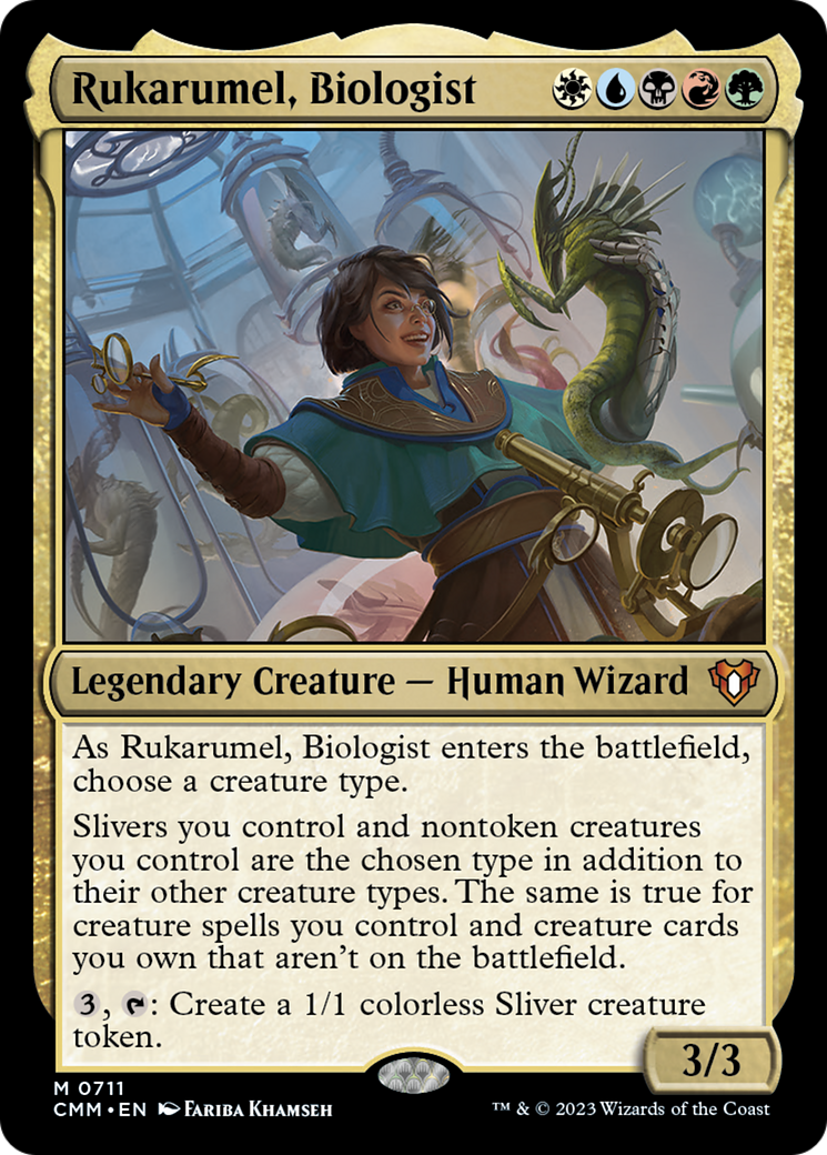 Rukarumel, Biologist [Commander Masters] - Magic: The Gathering - Card Brawlers | Quebec | Canada |