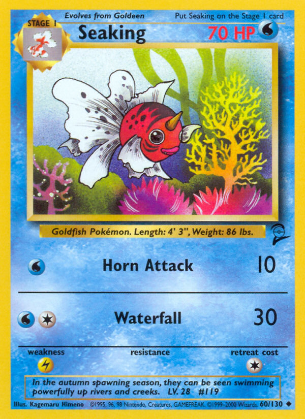 Seaking (60/130) [Base Set 2] - Pokémon - Card Brawlers | Quebec | Canada |