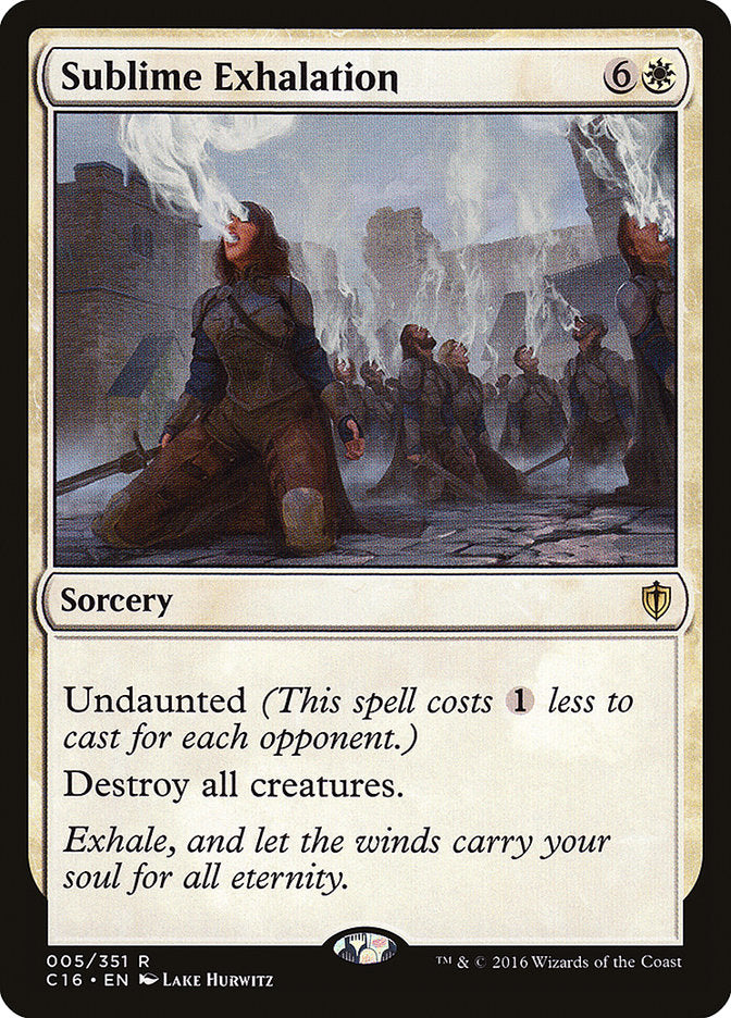 Sublime Exhalation [Commander 2016] - Magic: The Gathering - Card Brawlers | Quebec | Canada |