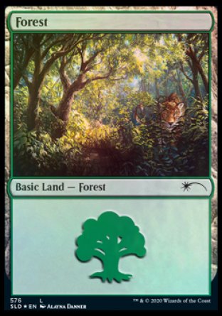 Forest (Cats) (576) [Secret Lair Drop Promos] - Magic: The Gathering - Card Brawlers | Quebec | Canada |