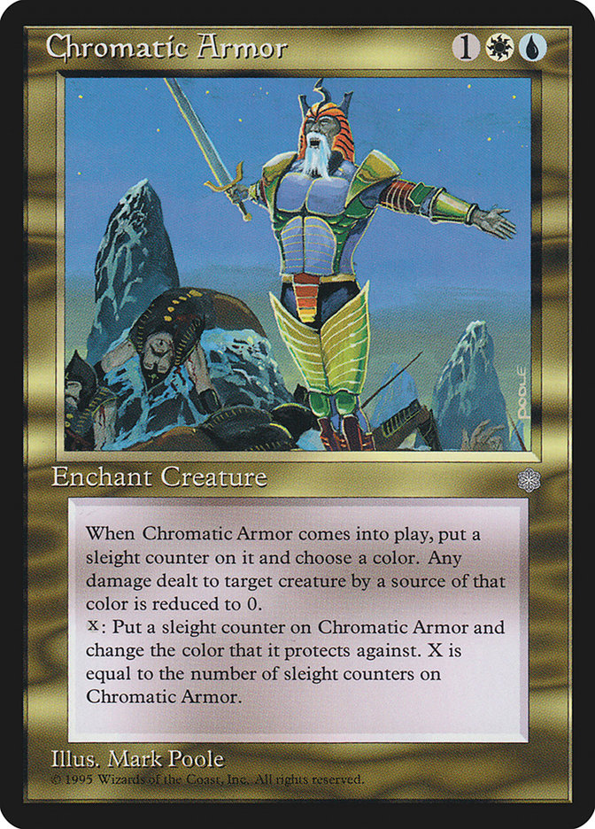 Chromatic Armor [Ice Age] - Magic: The Gathering - Card Brawlers | Quebec | Canada |