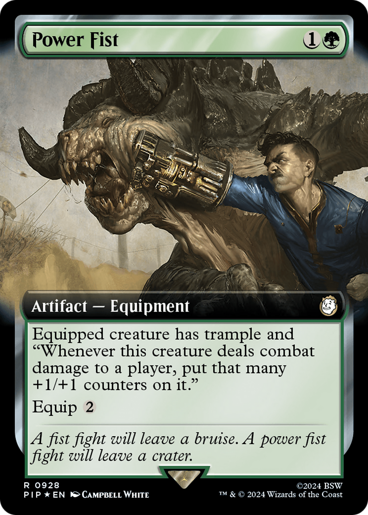 Power Fist (Extended Art) (Surge Foil) [Fallout] - Magic: The Gathering - Card Brawlers | Quebec | Canada |