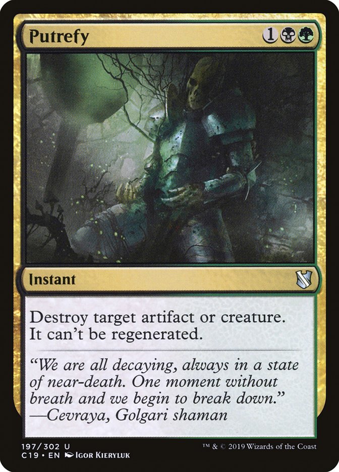 Putrefy [Commander 2019] - Magic: The Gathering - Card Brawlers | Quebec | Canada |