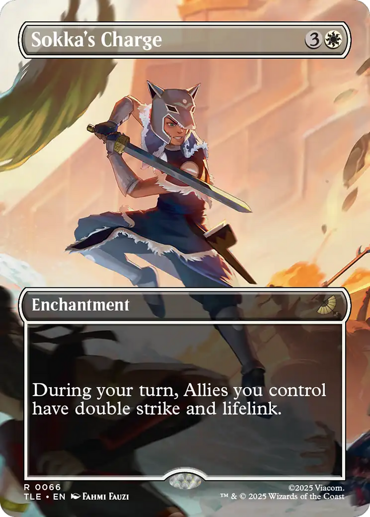 Sokka's Charge (Borderless) [Avatar: The Last Airbender: Eternal-Legal] - Magic: The Gathering - Card Brawlers | Quebec | Canada |