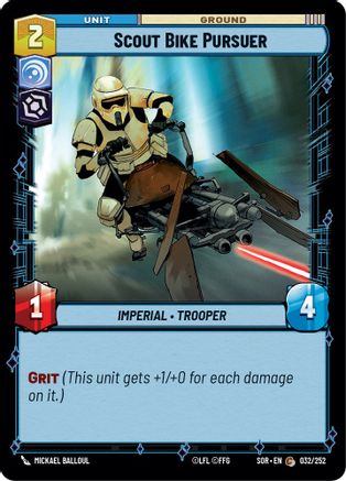 Scout Bike Pursuer (032/252) [Spark of Rebellion] - Fantasy Flight Games - Card Brawlers | Quebec | Canada |
