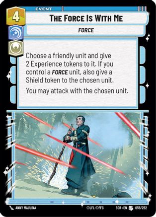 The Force is With Me (055/252) [Spark of Rebellion] - Fantasy Flight Games - Card Brawlers | Quebec | Canada |