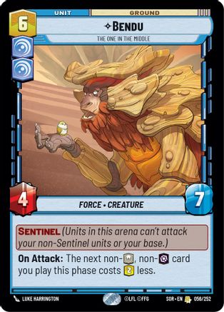 Bendu - The One in the Middle (056/252) [Spark of Rebellion] - Fantasy Flight Games - Card Brawlers | Quebec | Canada |