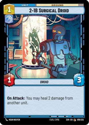 2-1B Surgical Droid (059/252) [Spark of Rebellion] - Fantasy Flight Games - Card Brawlers | Quebec | Canada |