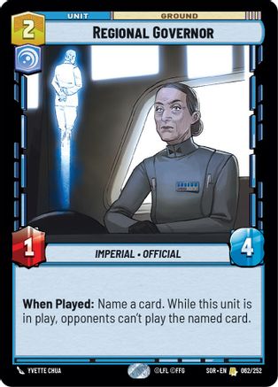 Regional Governor (062/252) [Spark of Rebellion] - Fantasy Flight Games - Card Brawlers | Quebec | Canada |