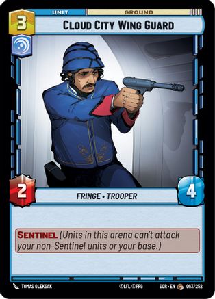 Cloud City Wing Guard (063/252) [Spark of Rebellion] - Fantasy Flight Games - Card Brawlers | Quebec | Canada |