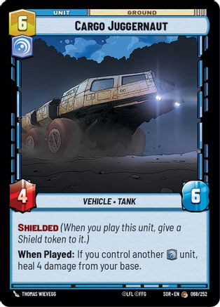 Cargo Juggernaut (068/252) [Spark of Rebellion] - Fantasy Flight Games - Card Brawlers | Quebec | Canada |