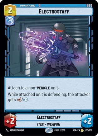 Electrostaff (071/252) [Spark of Rebellion] - Fantasy Flight Games - Card Brawlers | Quebec | Canada |