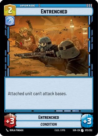 Entrenched (072/252) [Spark of Rebellion] - Fantasy Flight Games - Card Brawlers | Quebec | Canada |