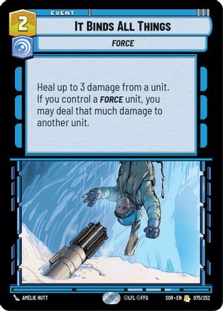 It Binds All Things (075/252) [Spark of Rebellion] - Fantasy Flight Games - Card Brawlers | Quebec | Canada |