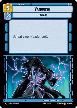 Vanquish (078/252) [Spark of Rebellion] - Fantasy Flight Games - Card Brawlers | Quebec | Canada |