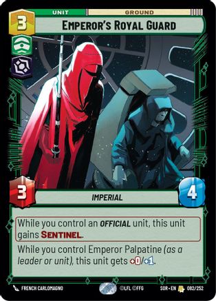 Emperor's Royal Guard (082/252) [Spark of Rebellion] - Fantasy Flight Games - Card Brawlers | Quebec | Canada |