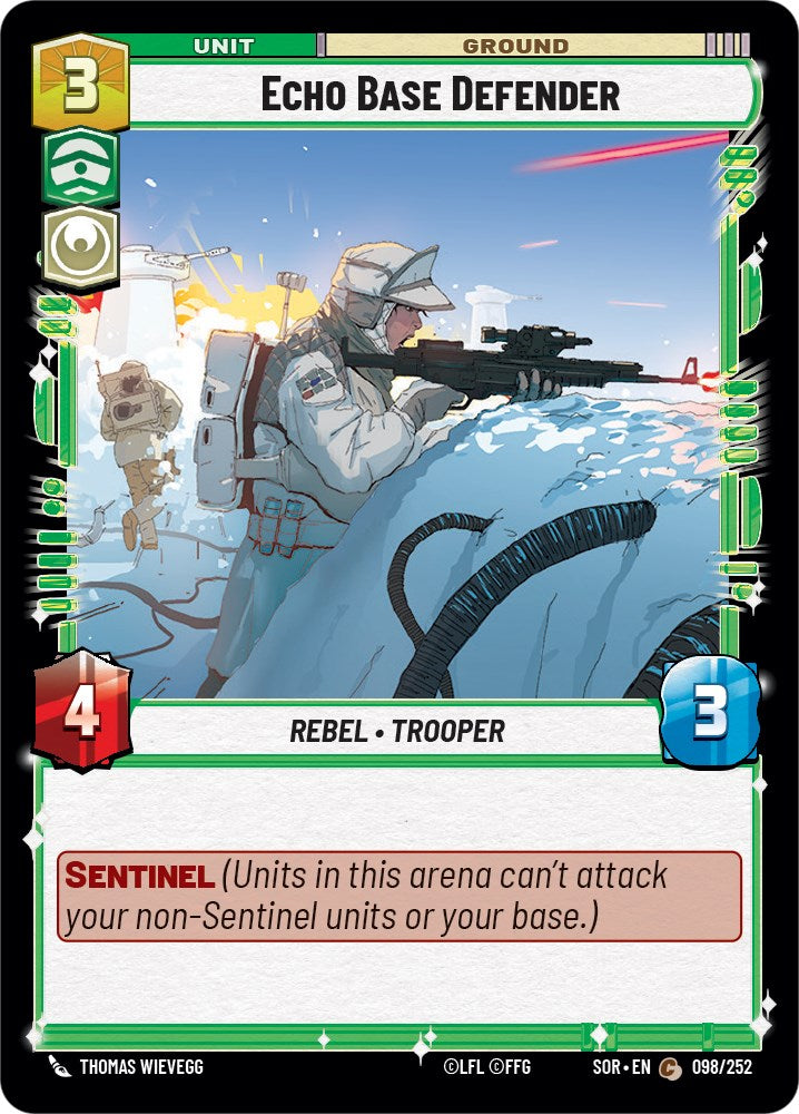 Echo Base Defender (098/252) [Spark of Rebellion] - Card Brawlers | Quebec | Canada | Yu-Gi-Oh!