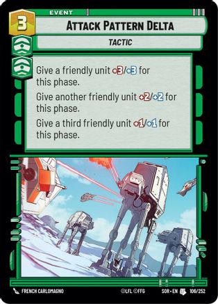 Attack Pattern Delta (106/252) [Spark of Rebellion] - Fantasy Flight Games - Card Brawlers | Quebec | Canada |