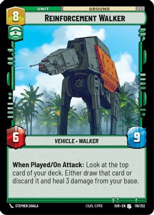 Reinforcement Walker (119/252) [Spark of Rebellion] - Fantasy Flight Games - Card Brawlers | Quebec | Canada |