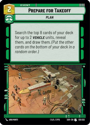 Prepare for Takeoff (125/252) [Spark of Rebellion] - Fantasy Flight Games - Card Brawlers | Quebec | Canada |
