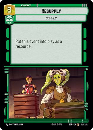 Resupply (126/252) [Spark of Rebellion] - Fantasy Flight Games - Card Brawlers | Quebec | Canada |