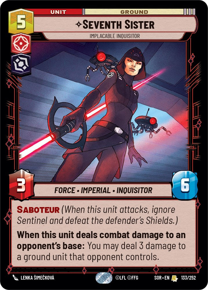 Seventh Sister - Implacable Inquisitor (133/252) [Spark of Rebellion] - Card Brawlers | Quebec | Canada | Yu-Gi-Oh!