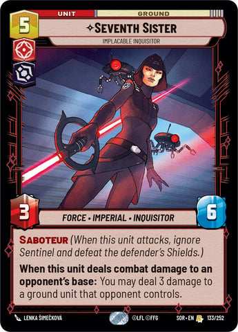 Seventh Sister - Implacable Inquisitor (133/252) [Spark of Rebellion] - Card Brawlers | Quebec | Canada | Yu-Gi-Oh!