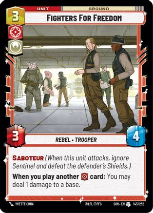 Fighters For Freedom (143/252) [Spark of Rebellion] - Fantasy Flight Games - Card Brawlers | Quebec | Canada |